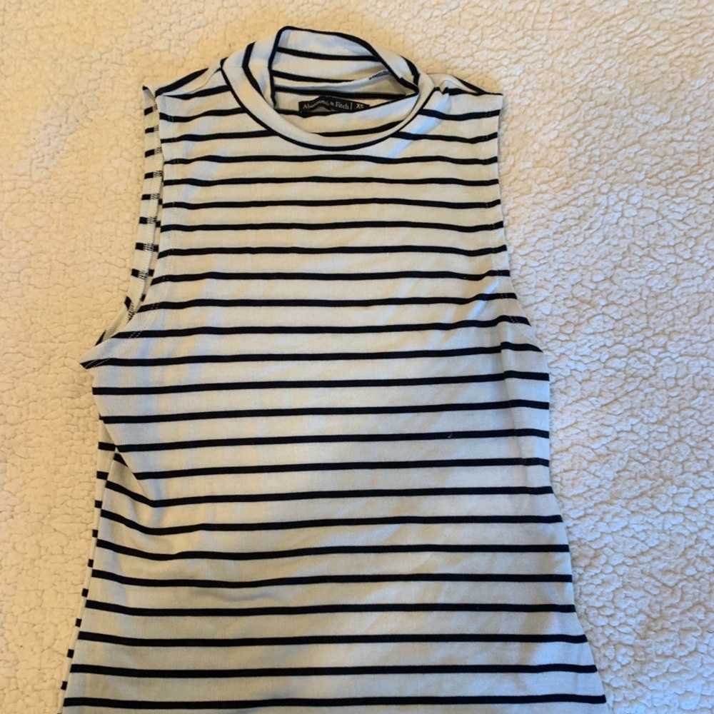 Mock neck tank top
